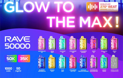 Vozol Disposable Vape Rave 50000