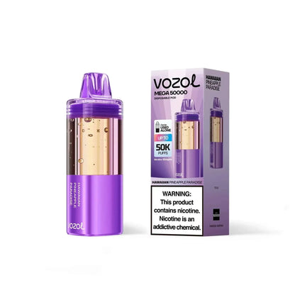 Vozol Hawaiian Pineapple Paradise Disposable Pod Front 