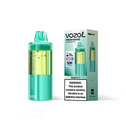 Vozol Miami Mint Disposable Pod Front 