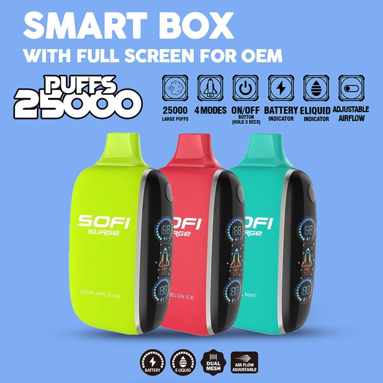 SOFI Surge Vape 25000 Zero Nicotine Disposable