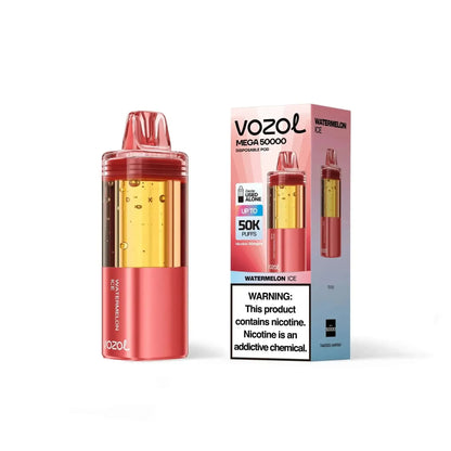 Vozol Watermelon Ice Disposable Pod Front 